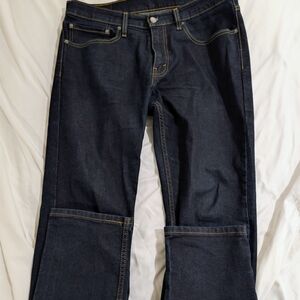 Levi's Men's Navy 502 Taper Fit Jeans